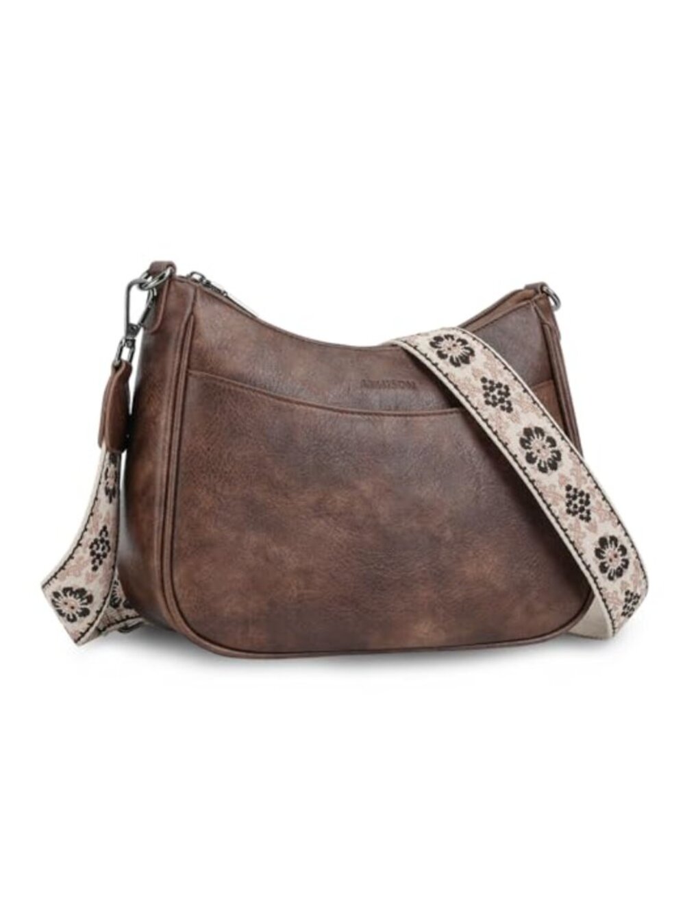 Vegan Leather Crossbody Bag Adjustable Strap Women's Shoulder Purse